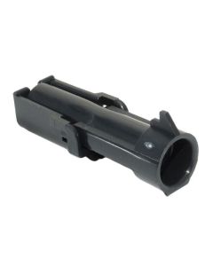 Delphi 12010996 1 Way Black Weather Pack Shroud Sealed Male Connector (Bag of 10)