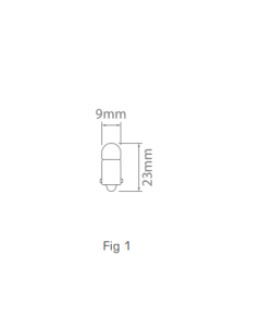 Ionnic 3796/10 Globe Halogen 12V 2W BA9S