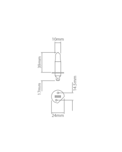 Ionnic 64155LTS Globe Halogen H1 24V 70W Truckstar P14.5