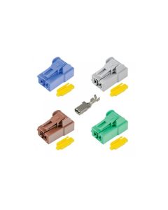Ionnic MT203/10 FH50 Connector Inc. Secondary Lock - Brown (Pk of 10)