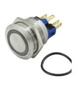 Ionnic L19-RB Vandal Switch Resistant 12-24V N/O & N/C - Blue