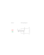 Ionnic R Series Normal Open Contact Rocker Switch Blue- Single Pole