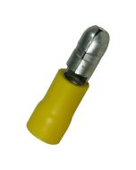 Quikcrimp QKC56 2.5 - 6.0mm² Male Bullet Pre-Insulated Terminal, Yellow 100 Pack
